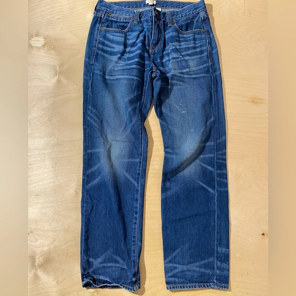 J. Crew Relaxed Fit Men's Indigo Jeans 29 (OQ)
